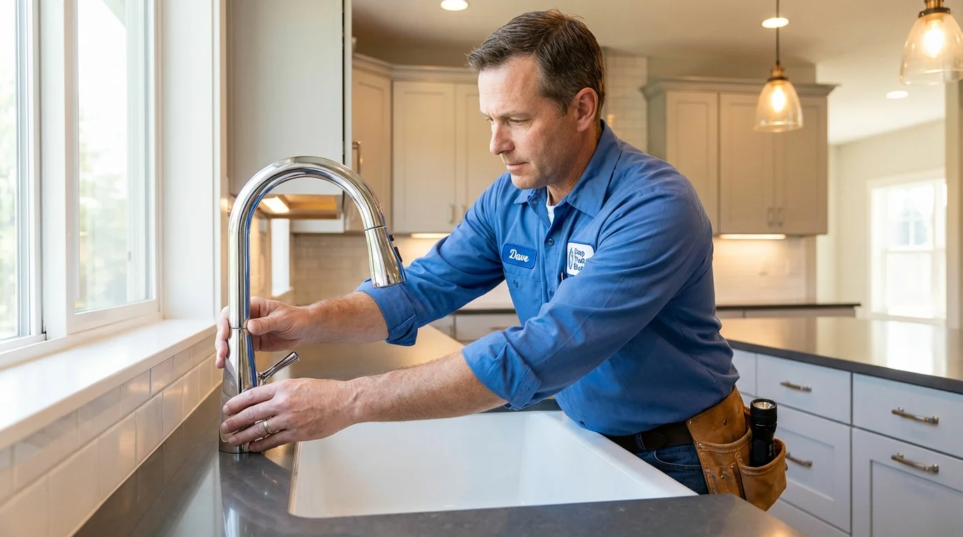 Kitchen faucet installation by Johns Plumbing LLC in Wellton