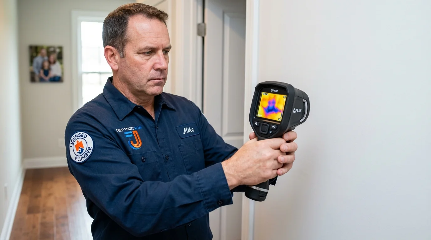Thermal imaging leak detection by Johns Plumbing LLC in Wellton